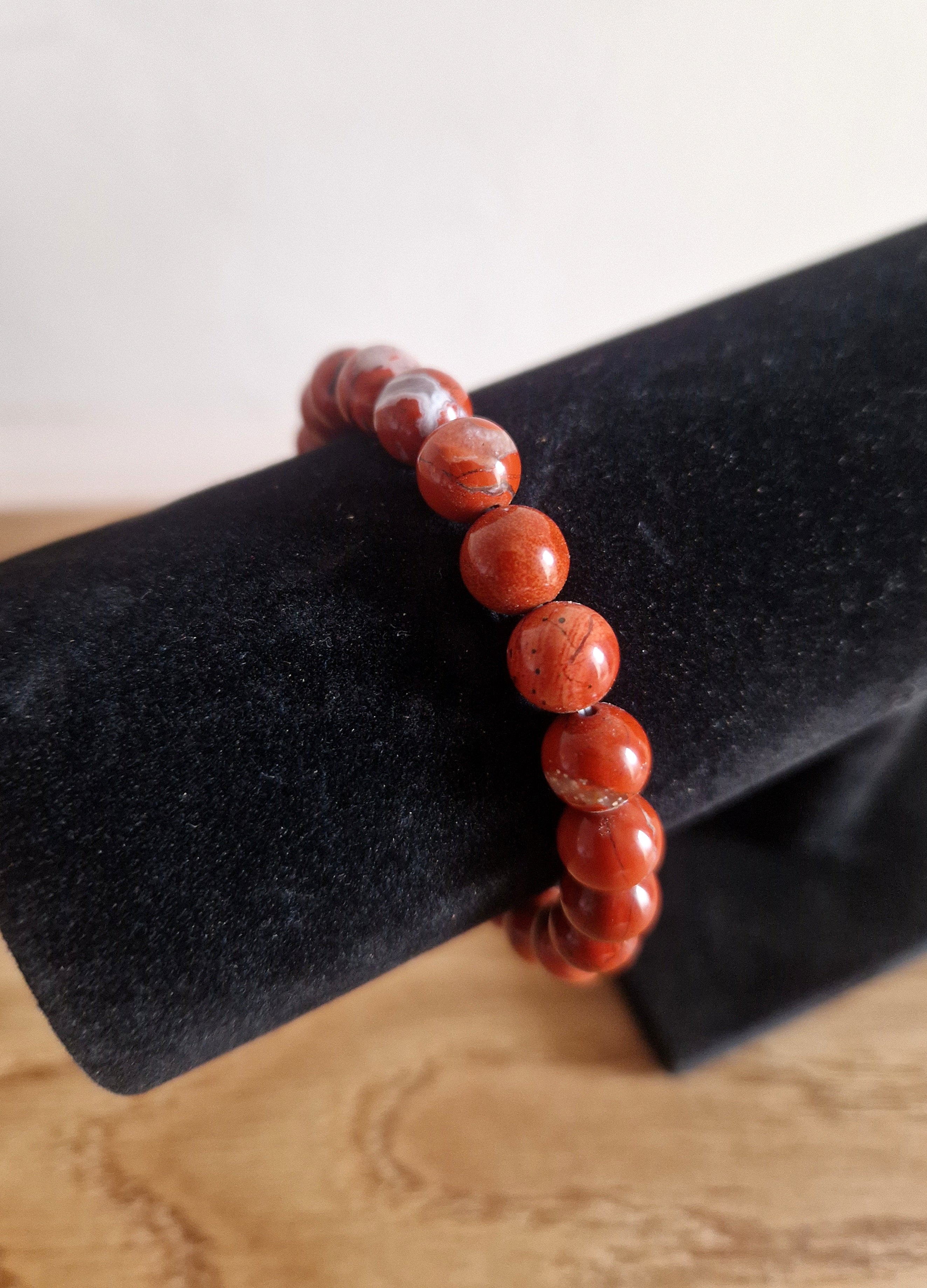 Roter Jaspis Armband – 8 mm