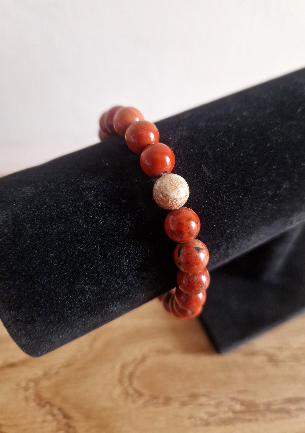 Roter Jaspis Armband – 8 mm