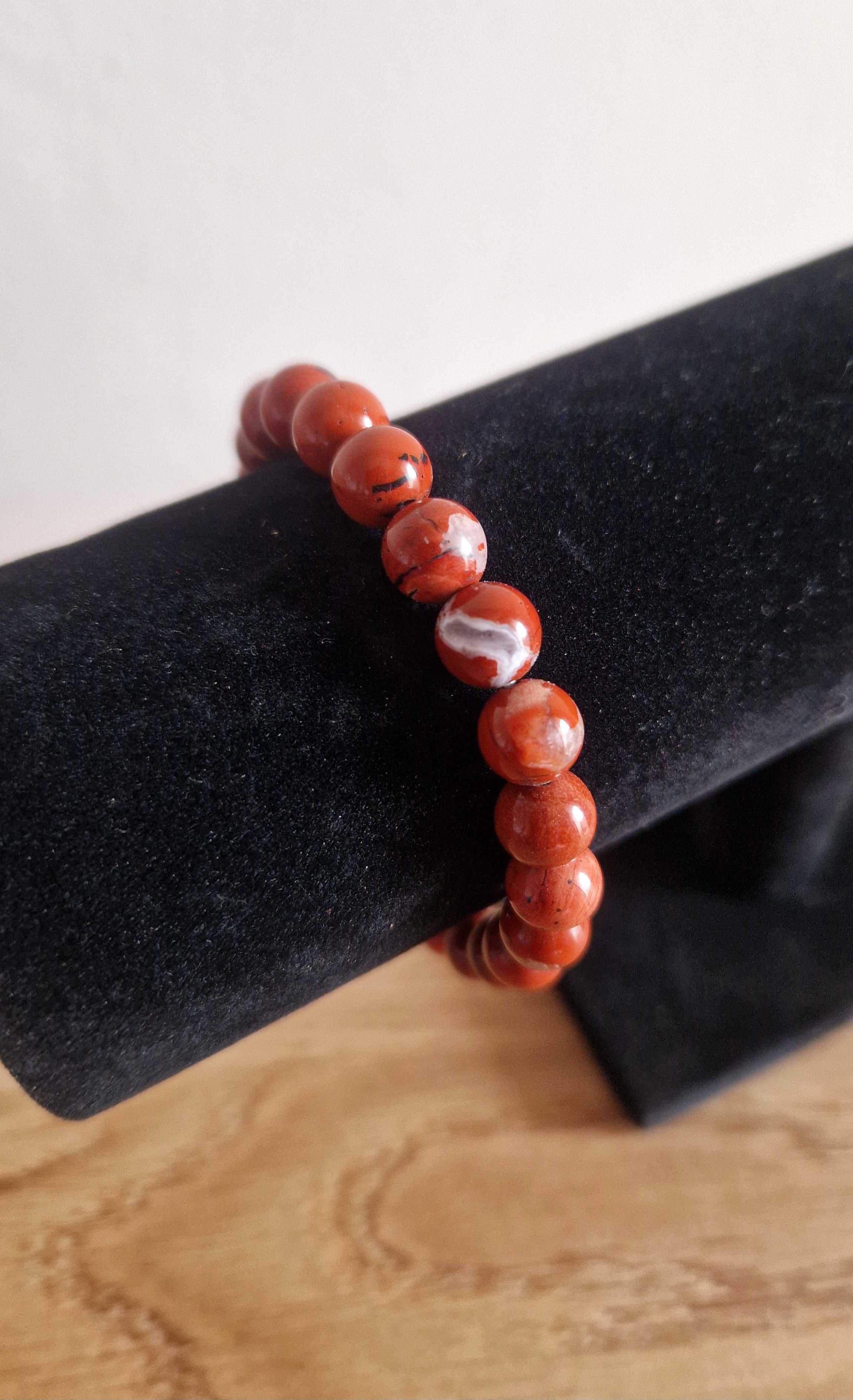 Roter Jaspis Armband – 8 mm