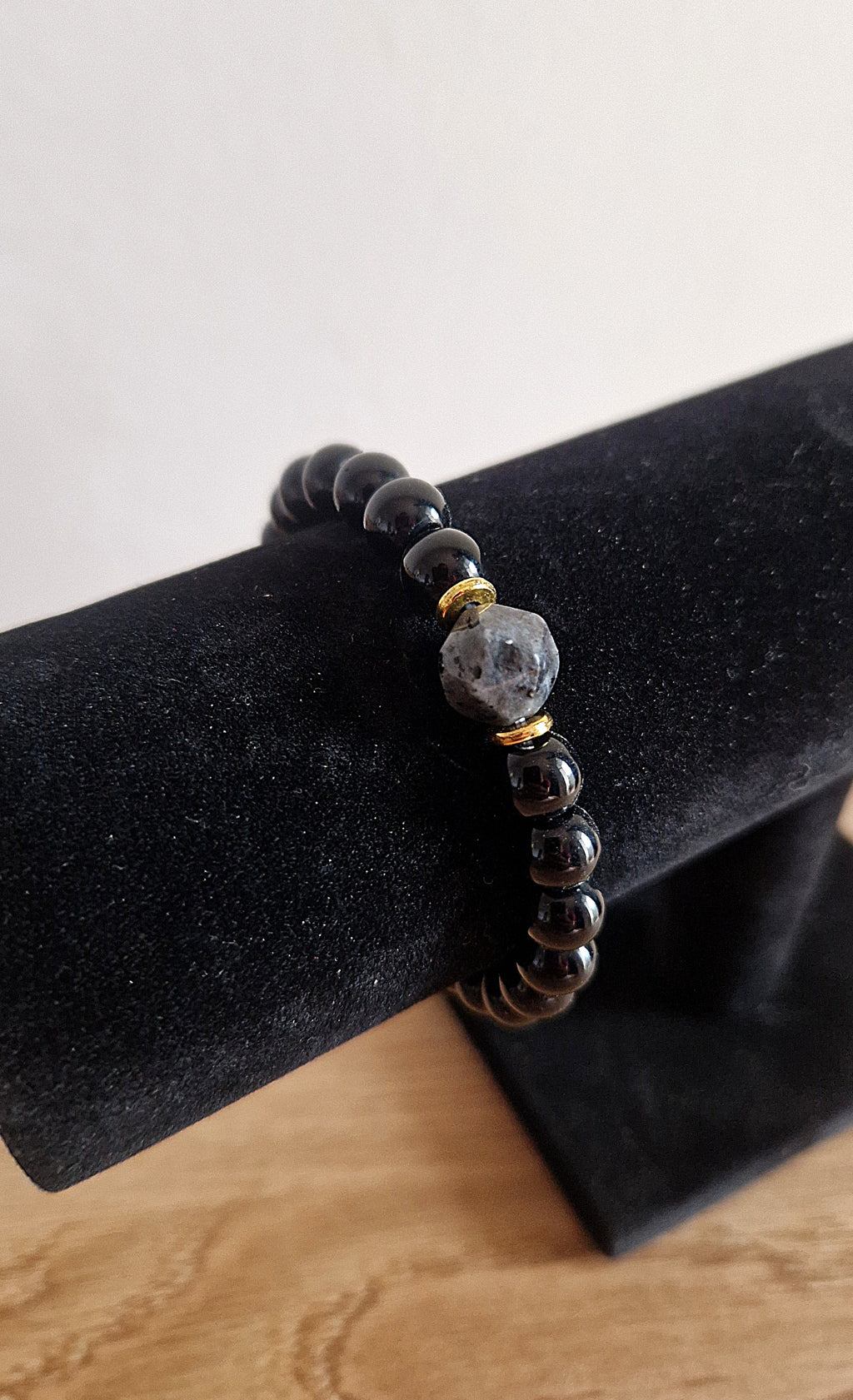 Obsidian & Labradorit Armband 🖤✨