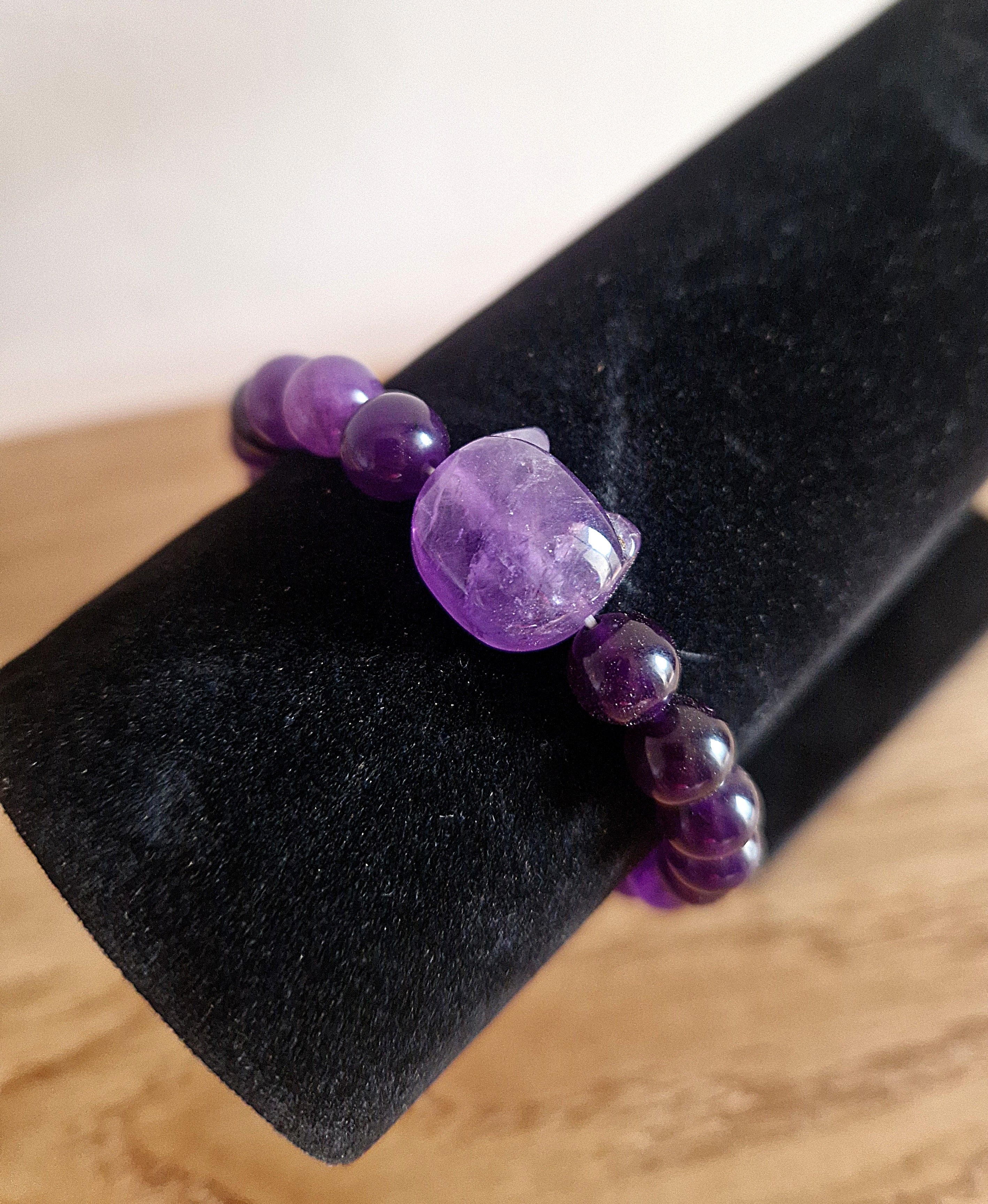 Amethyst Katzen-Armband 🐱💜
