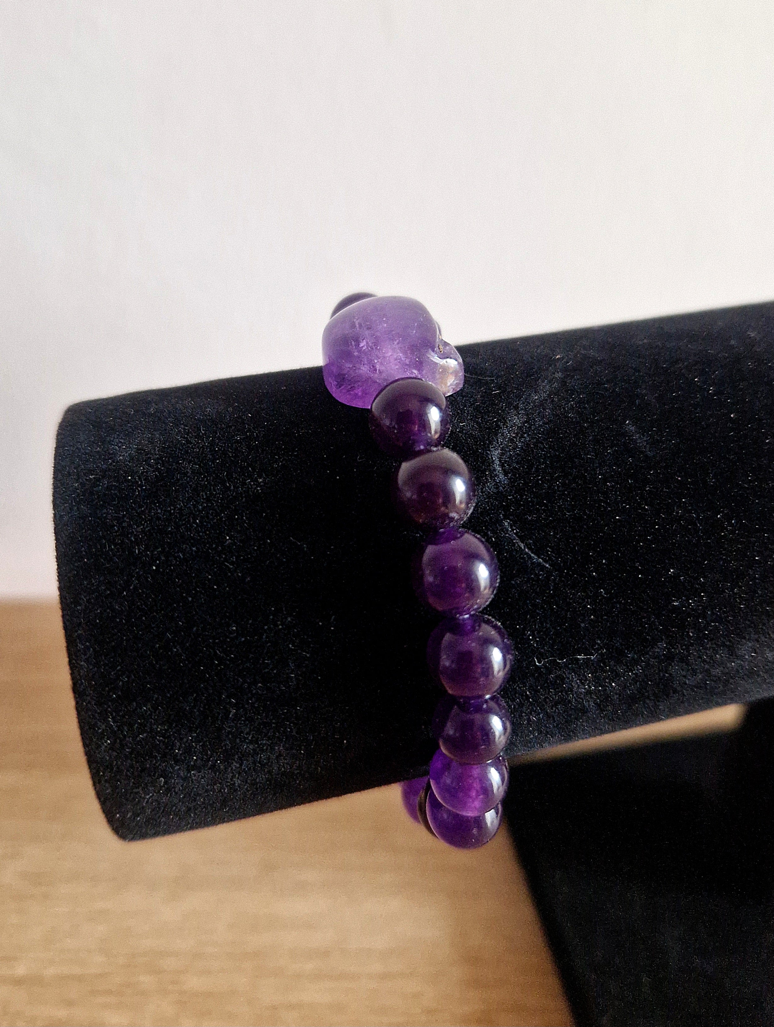 Amethyst Katzen-Armband 🐱💜