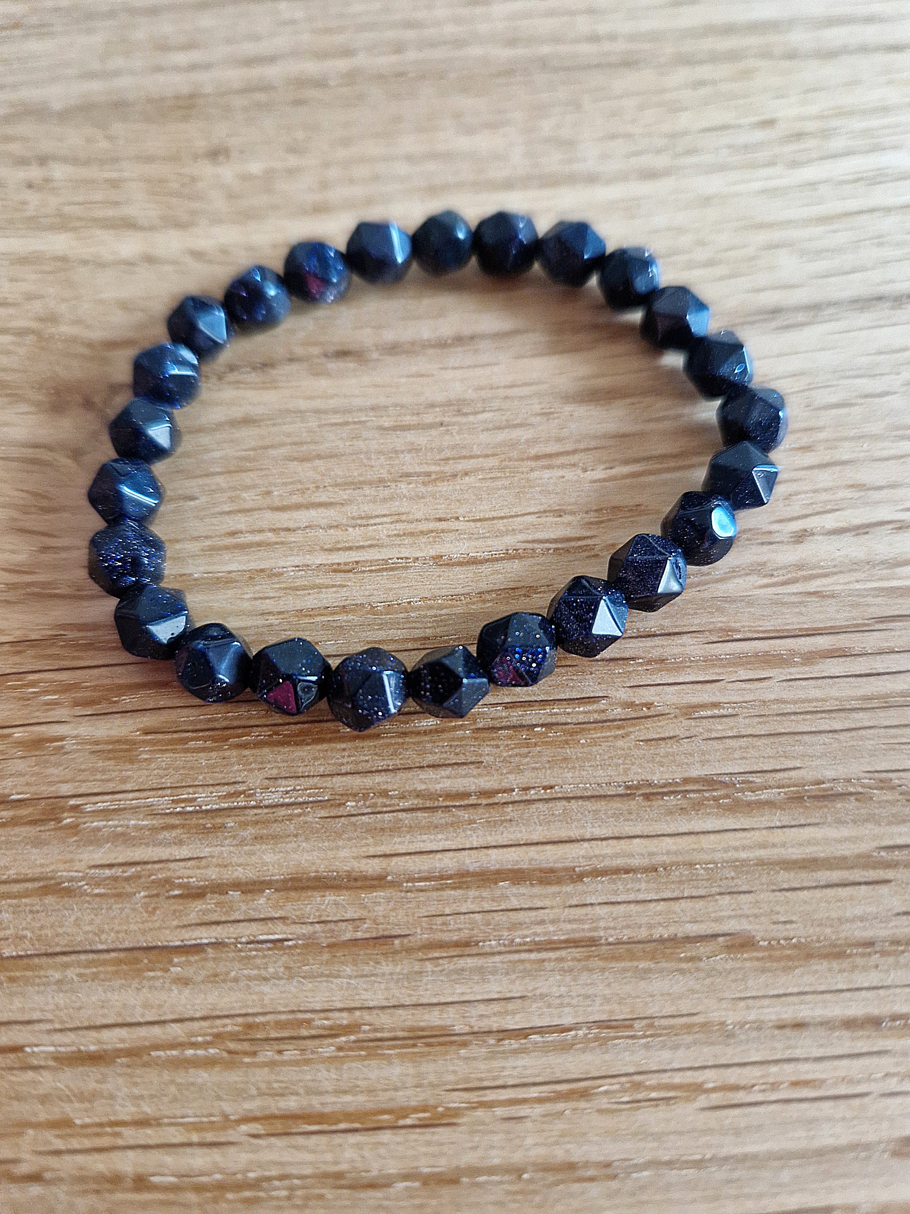Blaufluss Armband – Funkelnder Nachthimmel 💙✨