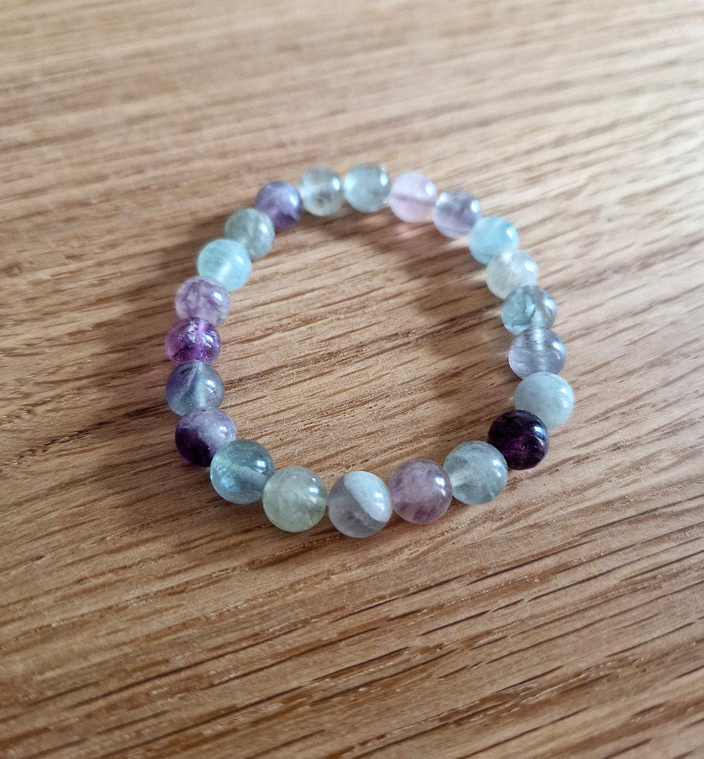 Fluorit Armband – Harmonie & Klarheit 💜💚💙