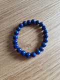 Lapislazuli Armband – 8 mm Naturstein