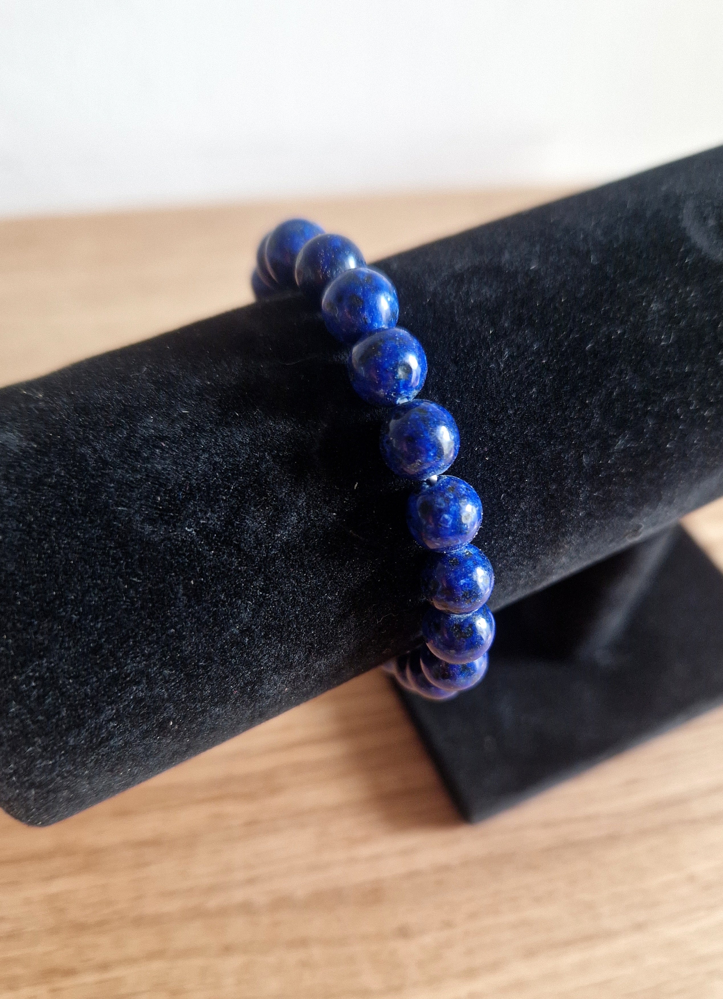 Lapislazuli Armband – 8 mm Naturstein