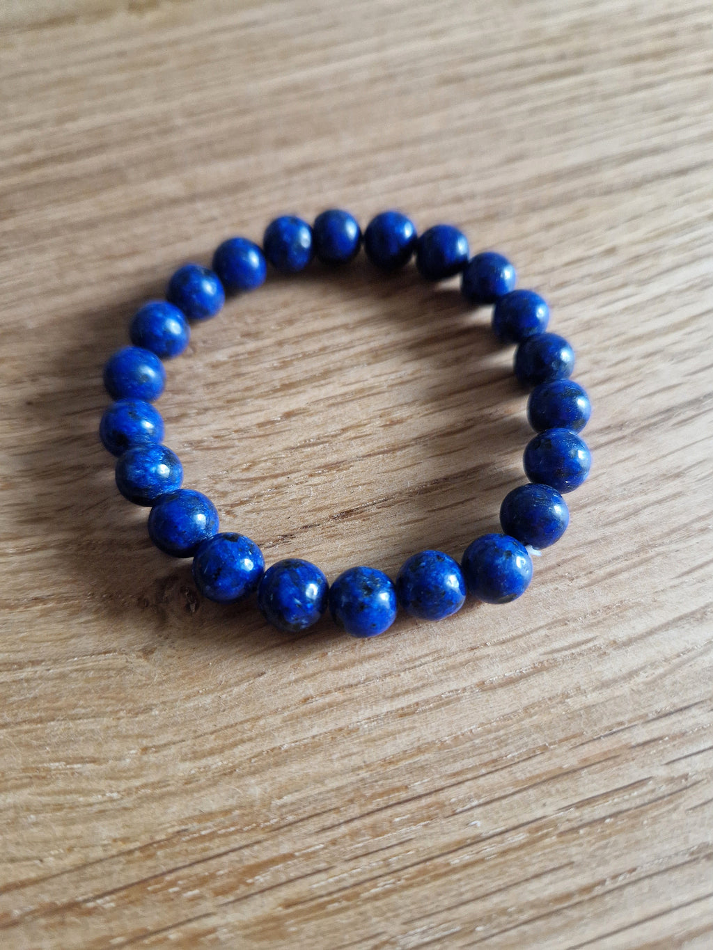 Lapislazuli Armband – 8 mm Naturstein