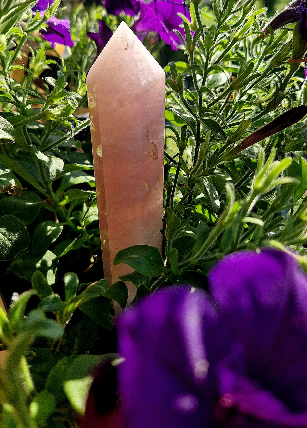 💗 Rosenquarz Turm – Liebe, Harmonie & sanfte Energie 💗