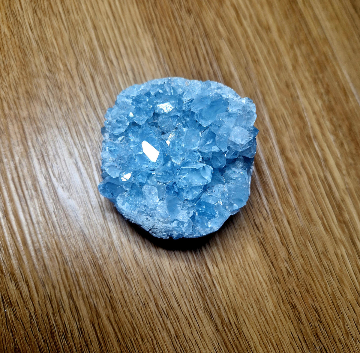💙 Coelestin-Cluster – Himmelblaue Kristallwelt 243 g Unikat