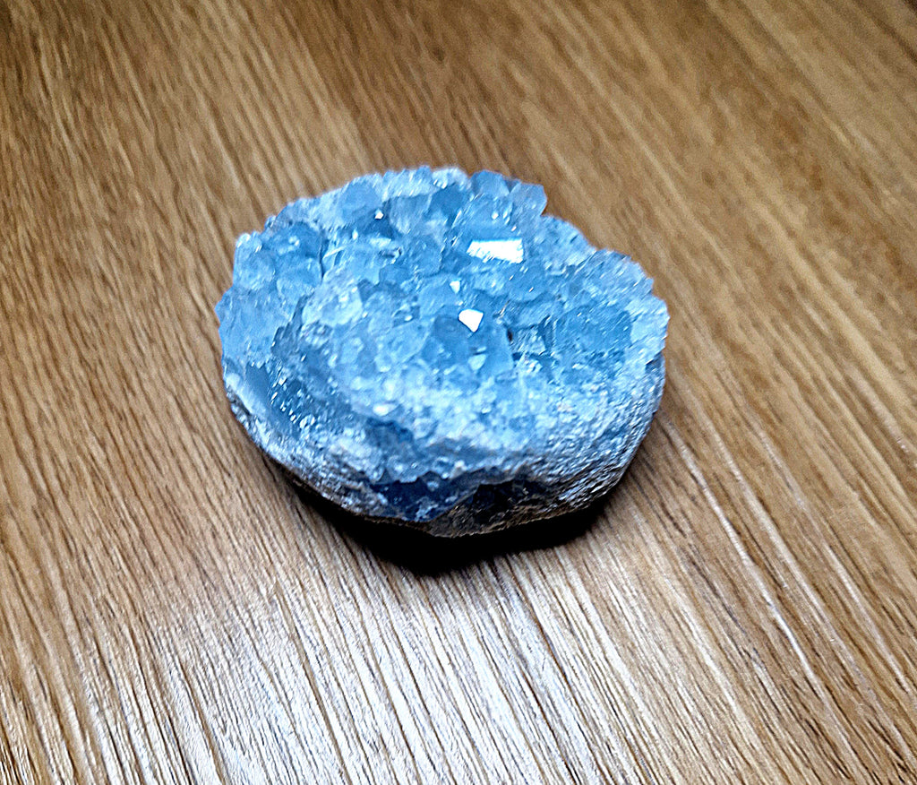 💙 Coelestin-Cluster – Himmelblaue Kristallwelt 243 g Unikat