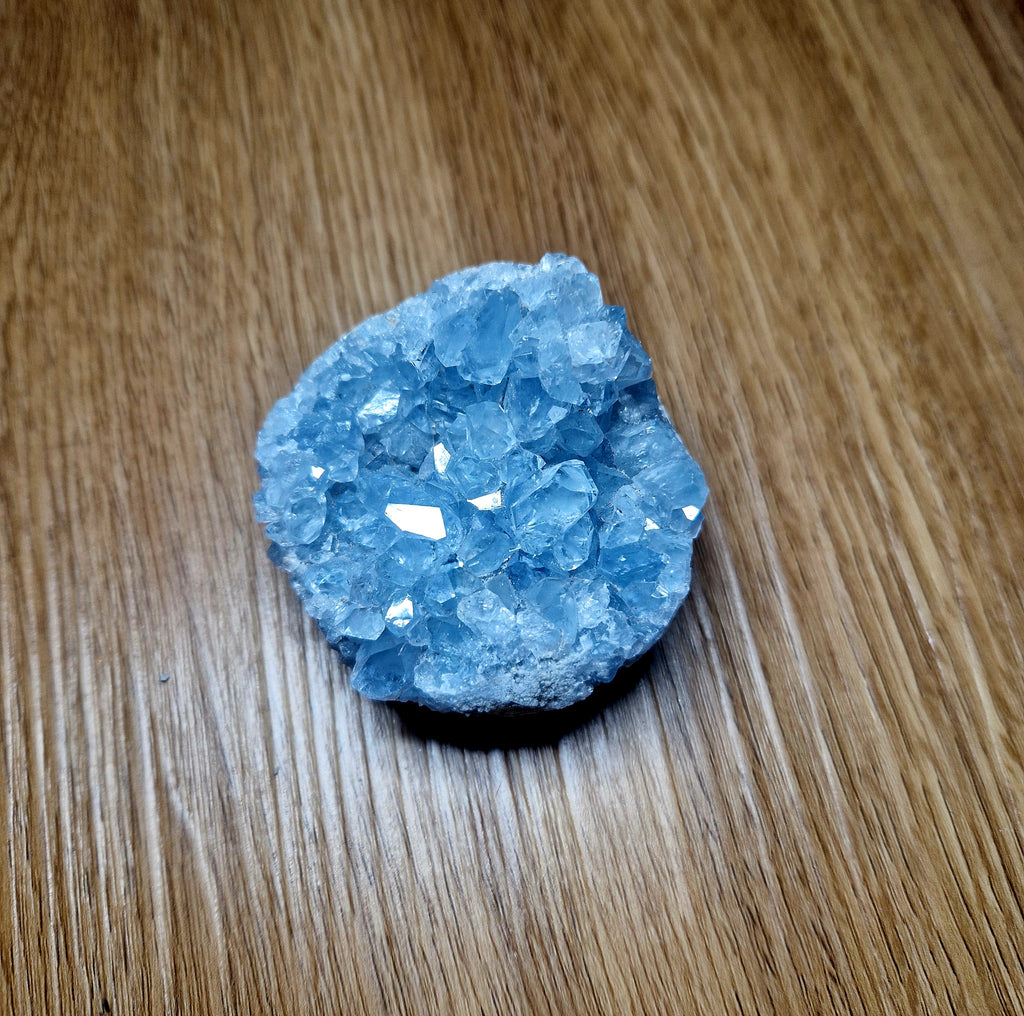 💙 Coelestin-Cluster – Himmelblaue Kristallwelt 243 g Unikat