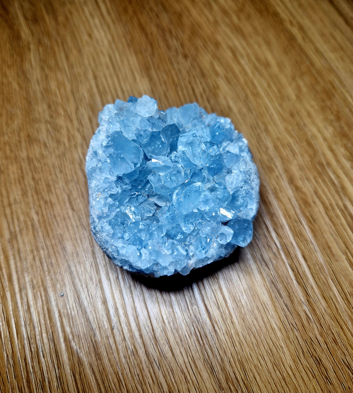 💙 Coelestin-Cluster – Himmelblaue Kristallwelt 243 g Unikat