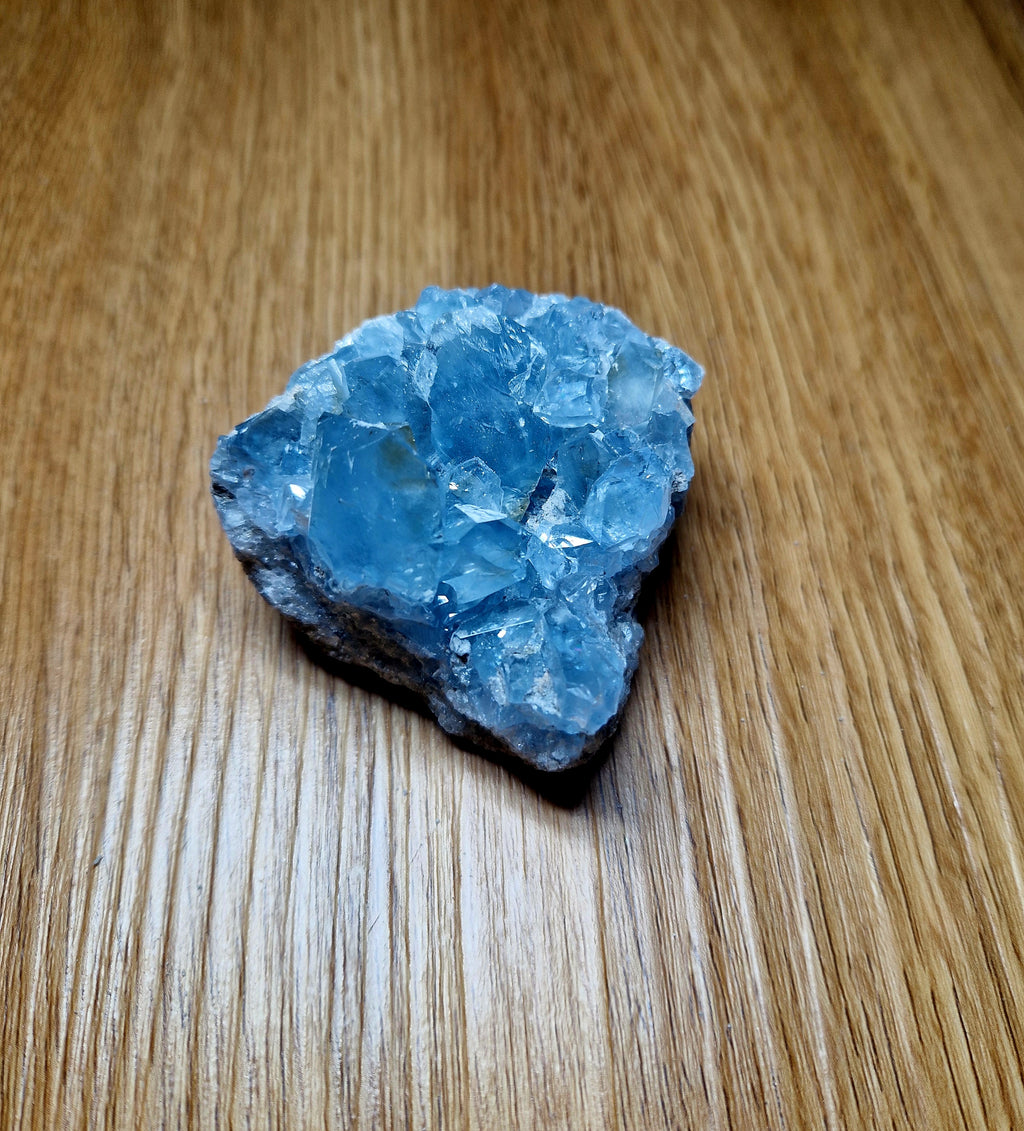 💎 Coelestin Kristallcluster – ca. 196 g Naturbelassenes Einzelstück