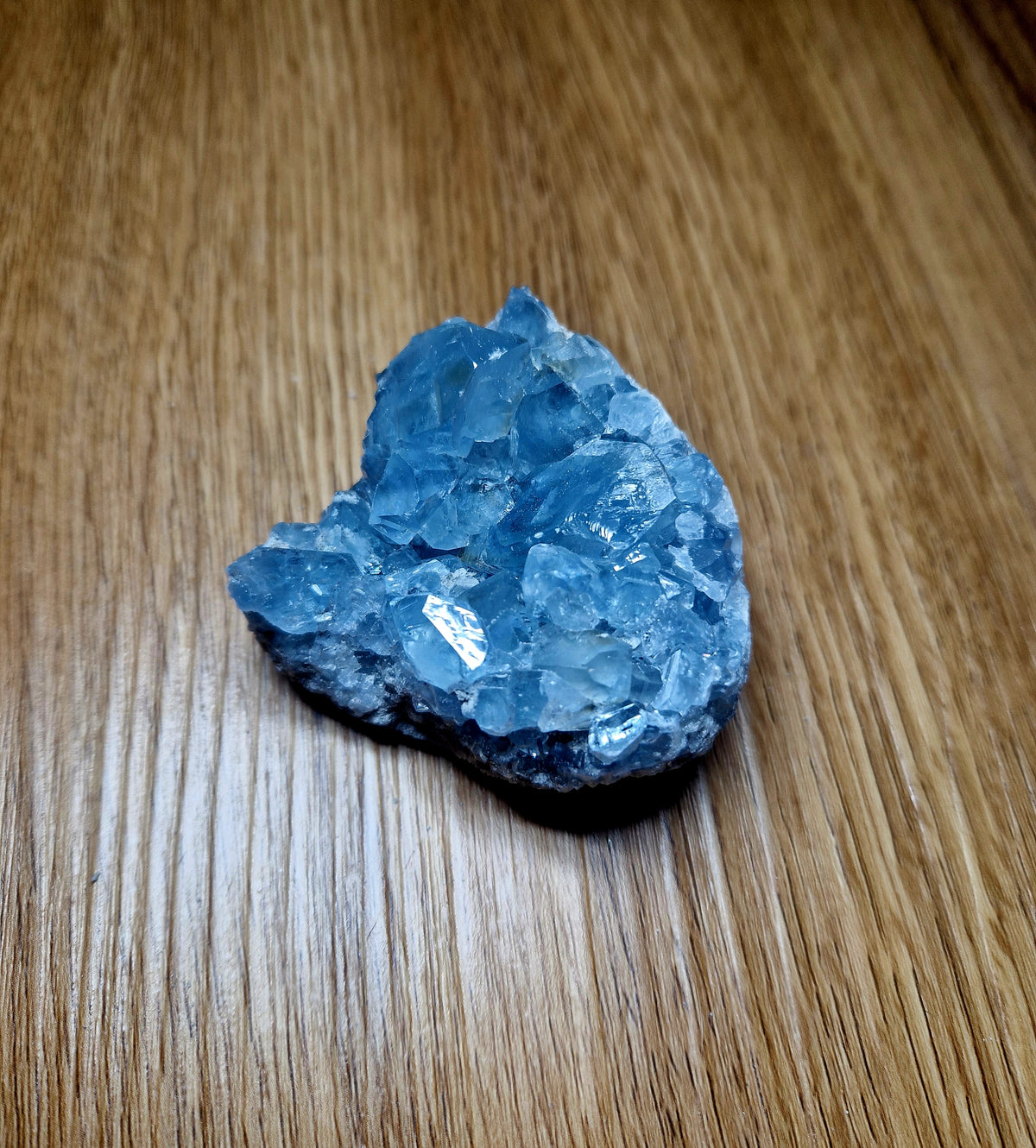 💎 Coelestin Kristallcluster – ca. 196 g Naturbelassenes Einzelstück