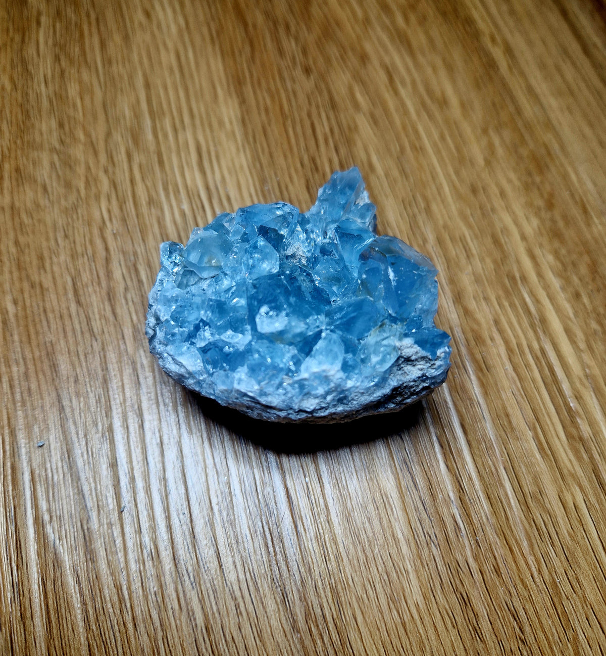 💎 Coelestin Kristallcluster – ca. 196 g Naturbelassenes Einzelstück