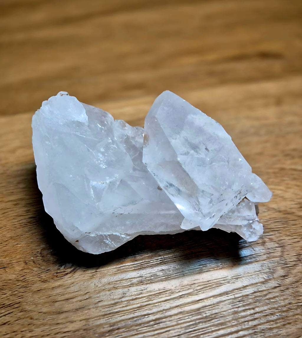 Cristallo di rocca naturale grezzo – Pietra curativa trasparente da 62 g per la purificazione e il lavoro energetico