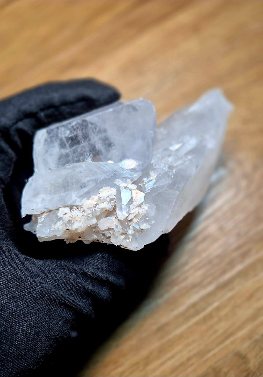 Cristallo di rocca naturale grezzo – Pietra curativa trasparente da 62 g per la purificazione e il lavoro energetico