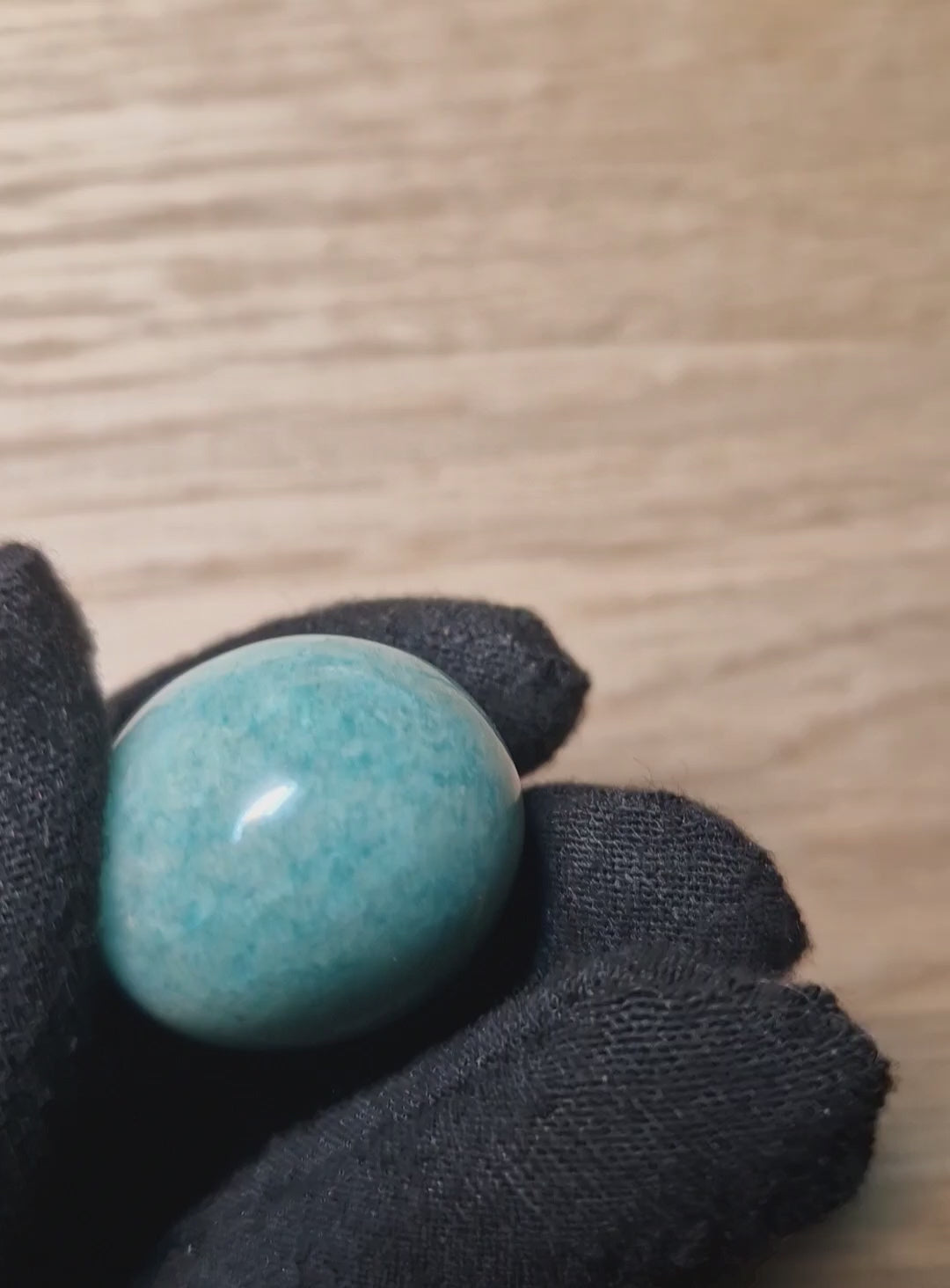 💙 Amazonit Trommelstein – A Qualität