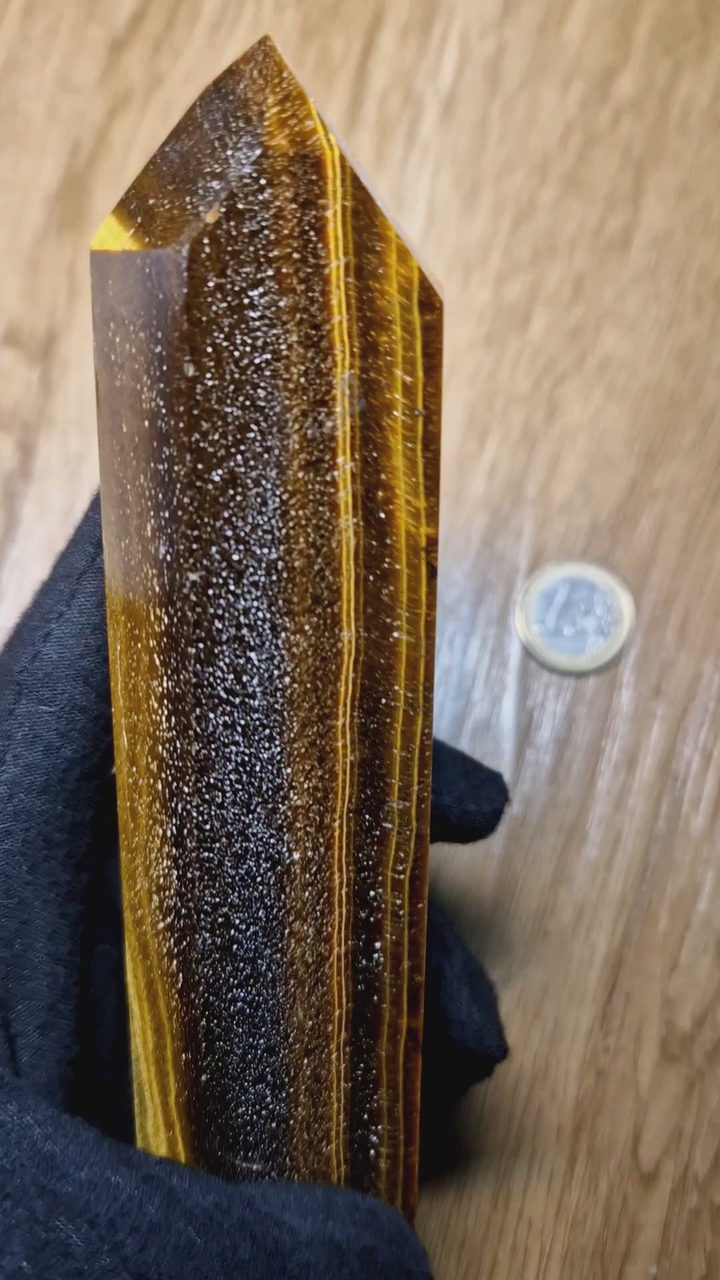 ✨ Golden Eye – Tigerauge Obelisk