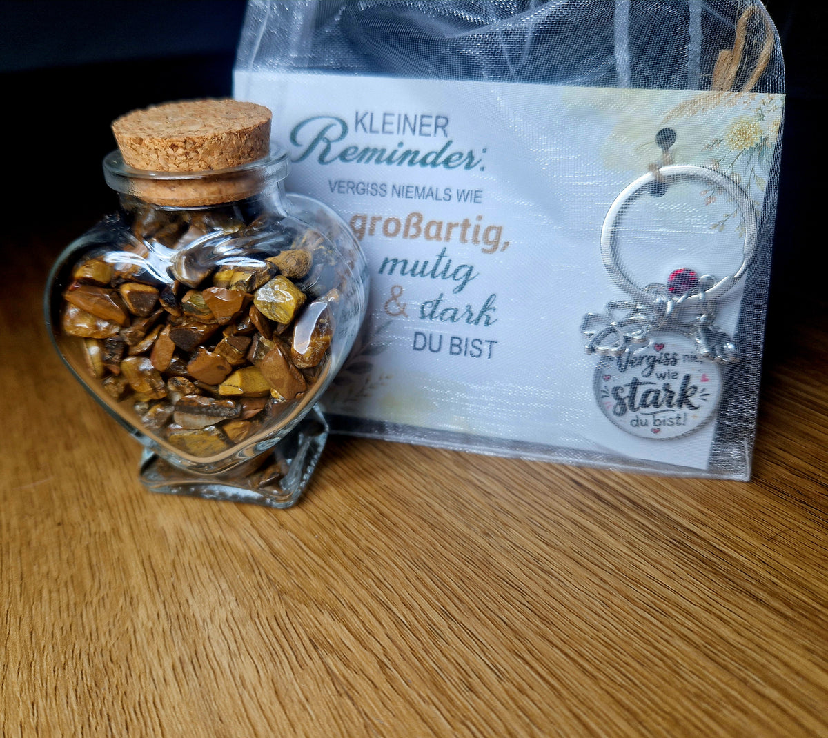 ✨ Kleiner Reminder – Geschenkset mit Edelsteinen