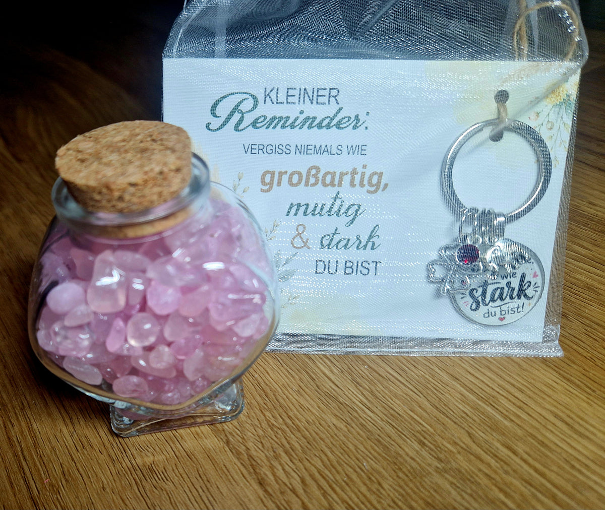 ✨ Kleiner Reminder – Geschenkset mit Edelsteinen