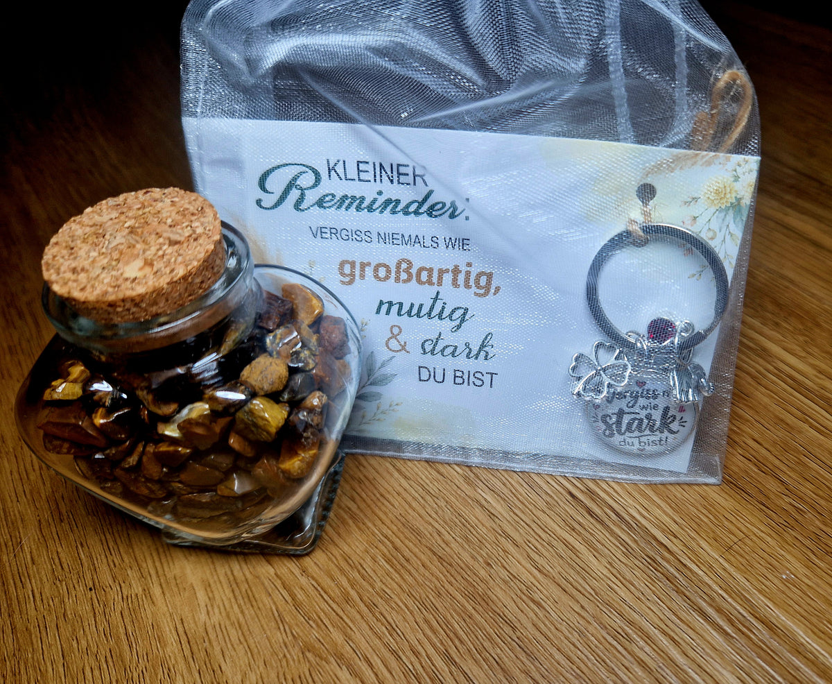 ✨ Kleiner Reminder – Geschenkset mit Edelsteinen