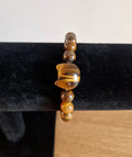 Tigerauge Katzen-Armband 8 mm