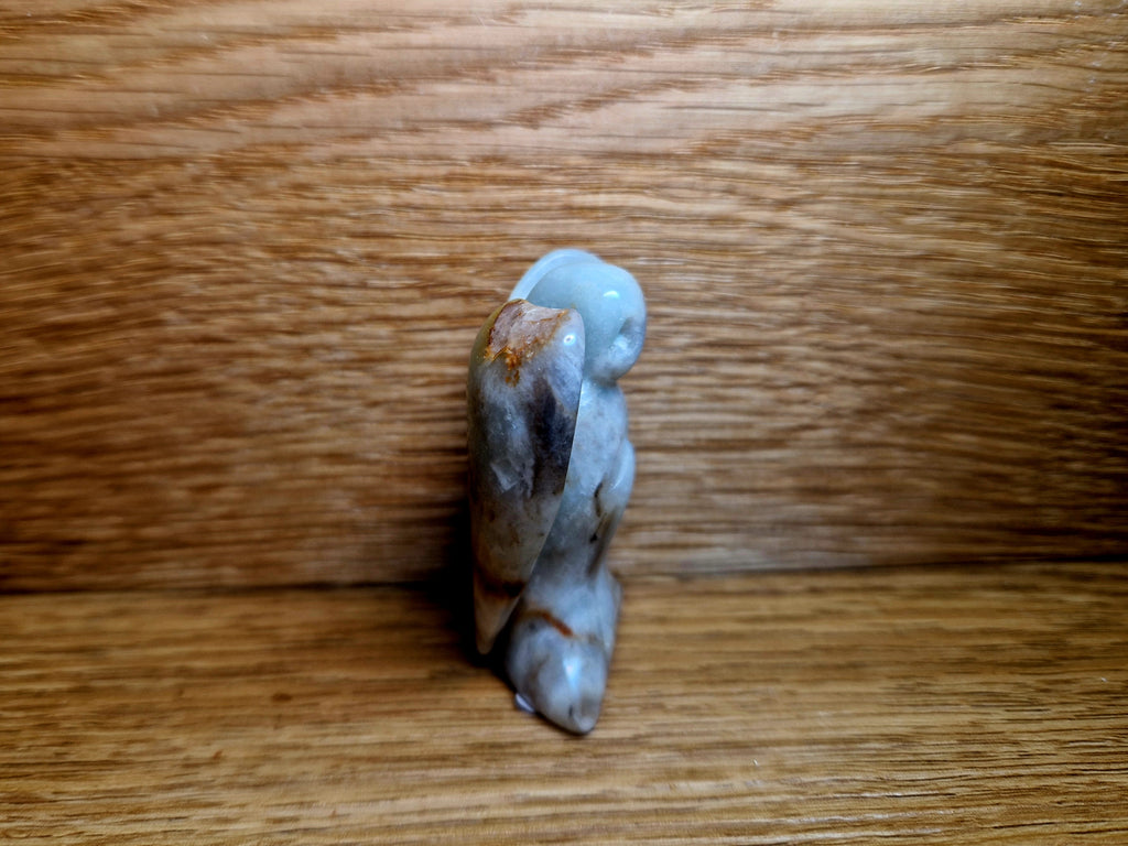 Angelo portafortuna in amazzonite – Protezione e armonia (circa 50 mm x 35 mm)