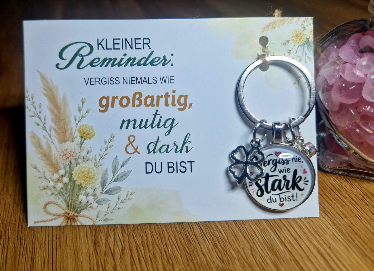 ✨ Kleiner Reminder – Geschenkset mit Edelsteinen