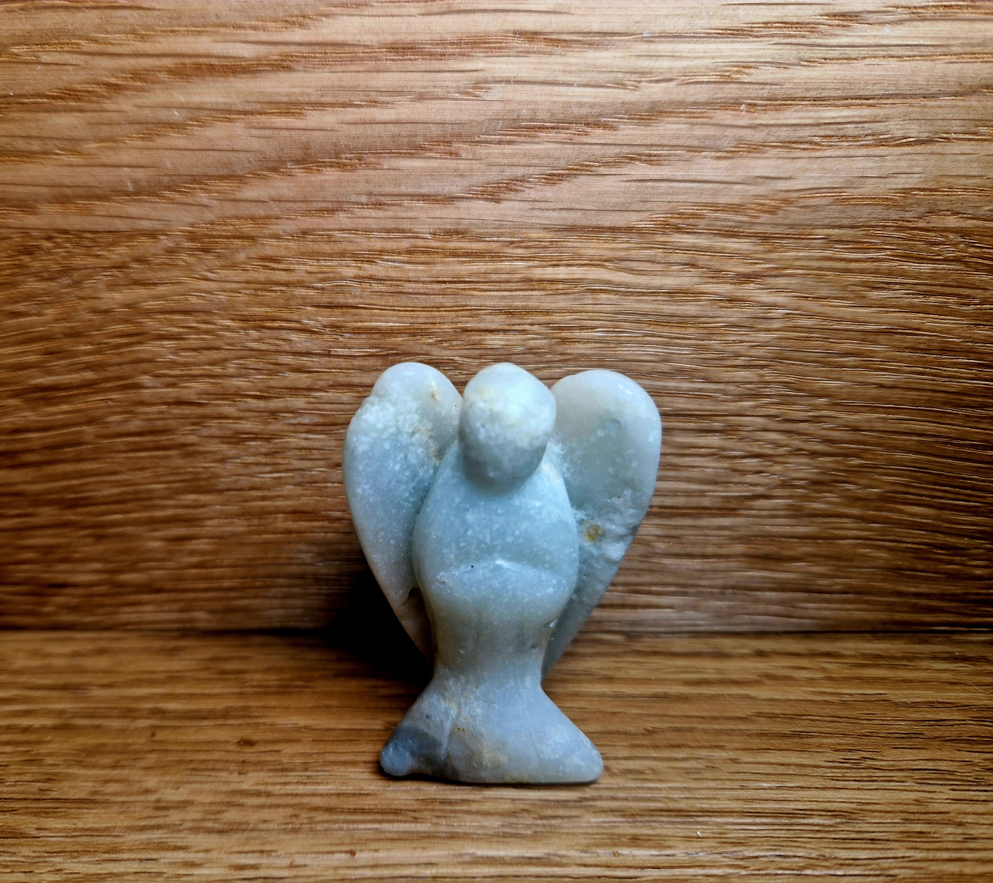 Amazonit Glücks-Engelchen – Schutz & Harmonie (ca. 50 mm x 35 mm)