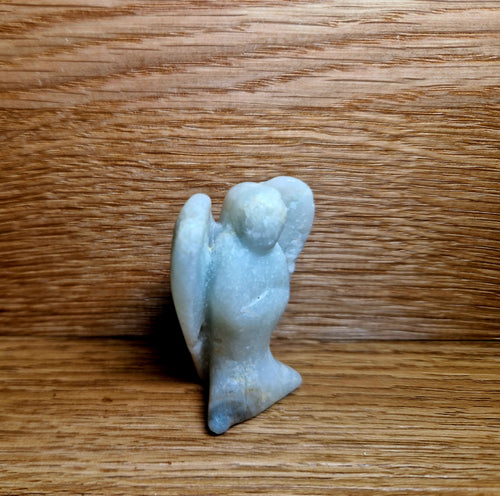 Amazonit Glücks-Engelchen – Schutz & Harmonie (ca. 50 mm x 35 mm)